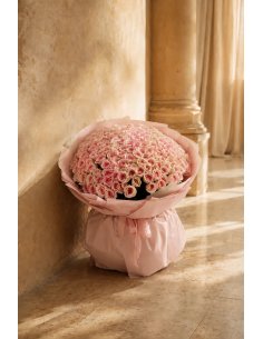 Monobouquet de Rosas Rosadas XXL (100 a 501) | Mallorca 2