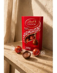 Bombones Lindt con leche 200 g | Con flores a domicilio en Mallorca