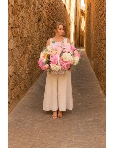 Formentor Basket | Large flower basket in Mallorca