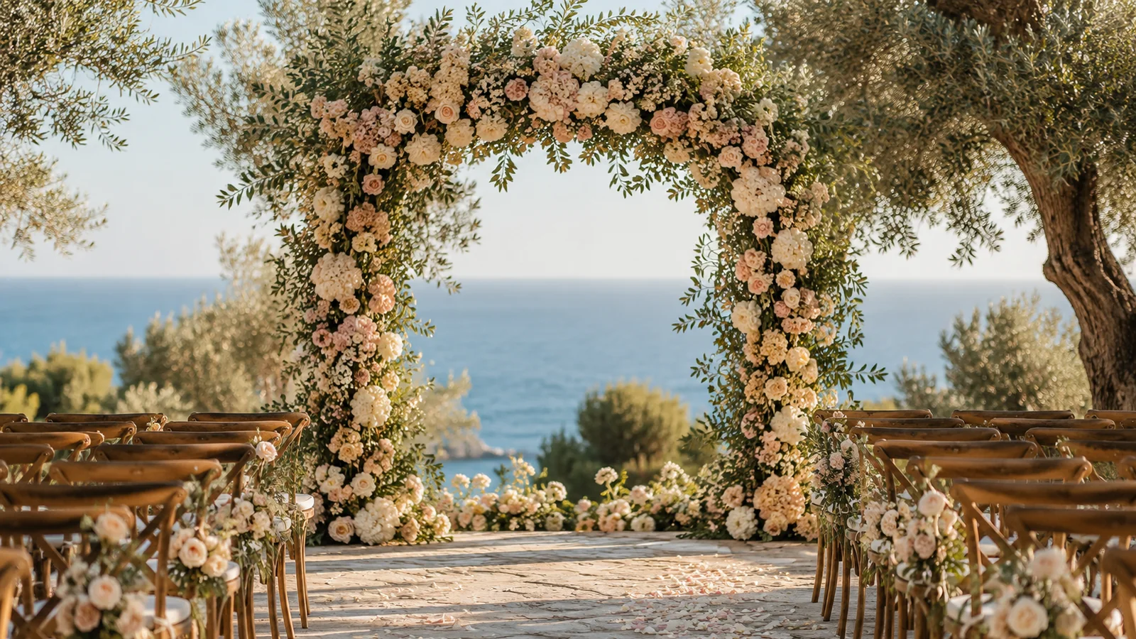 Hochzeitsblumen und Brautstrauß auf Mallorca